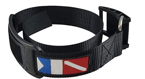 Scuba Choice Diving Tank Band with Cam Buckle One Size, Black