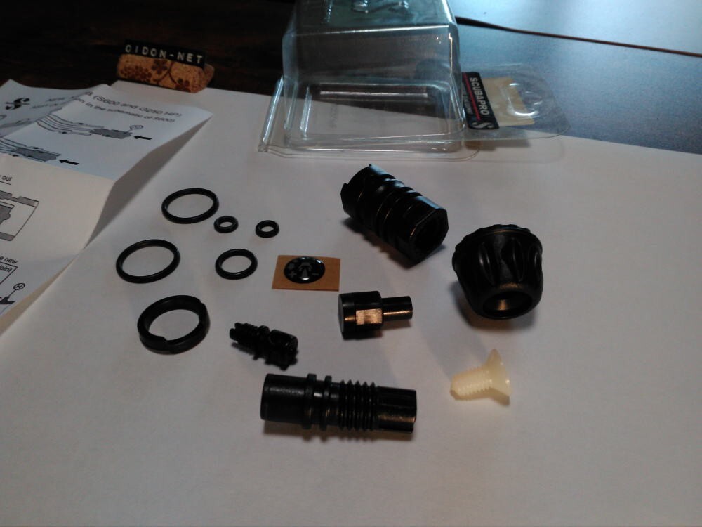 Scupapro Adjustment Knob Kit For S600/G250HP