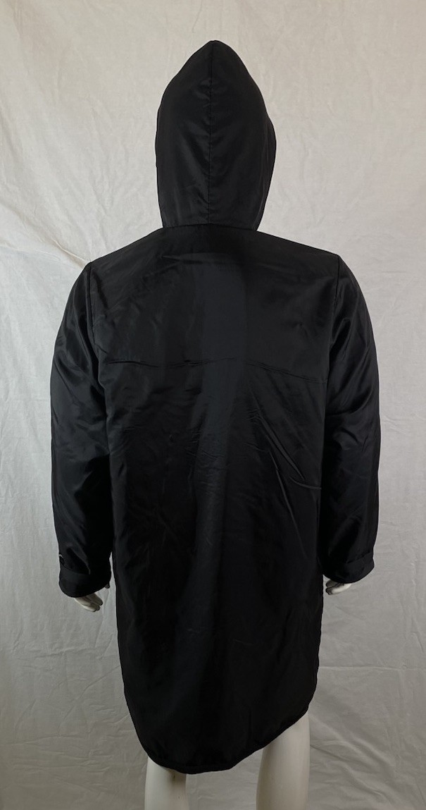 DiveGear USA Hooded Fleeced Lined Black Dive Jacket +Pockets A- Grade, Size L-XL