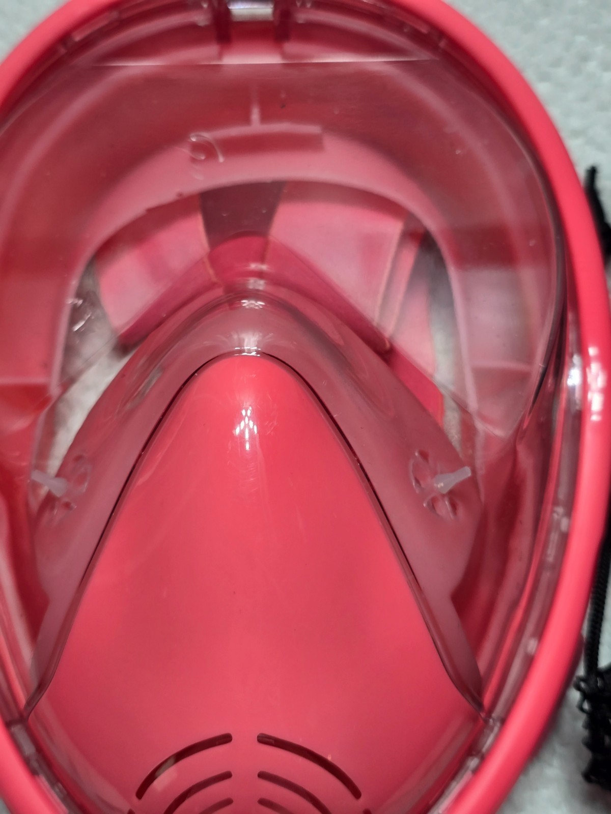 Full Face Snorkel Diving Mask Set Pink QB/T1333-2014 Gb 18401-2014 Class 4 -J