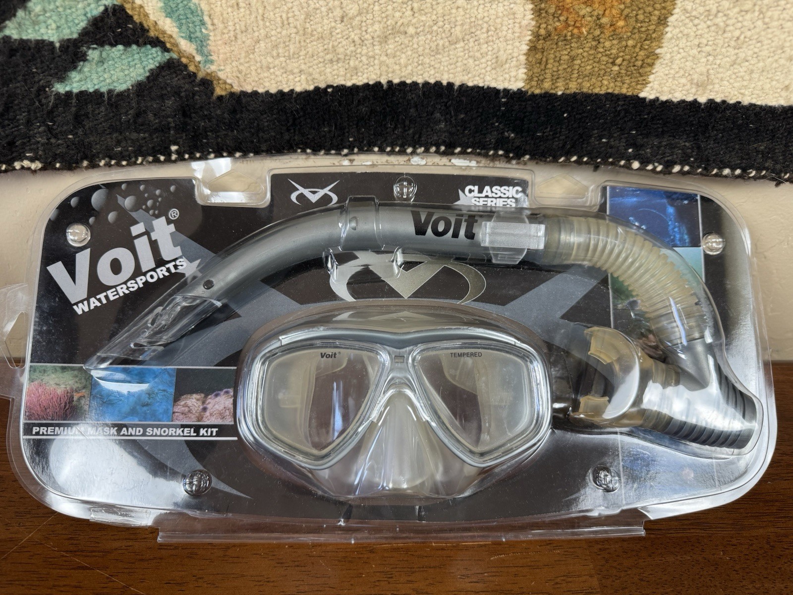 Voit VC203 Manta Ray Mask Snorkel Set Classic Series Open Box Unused