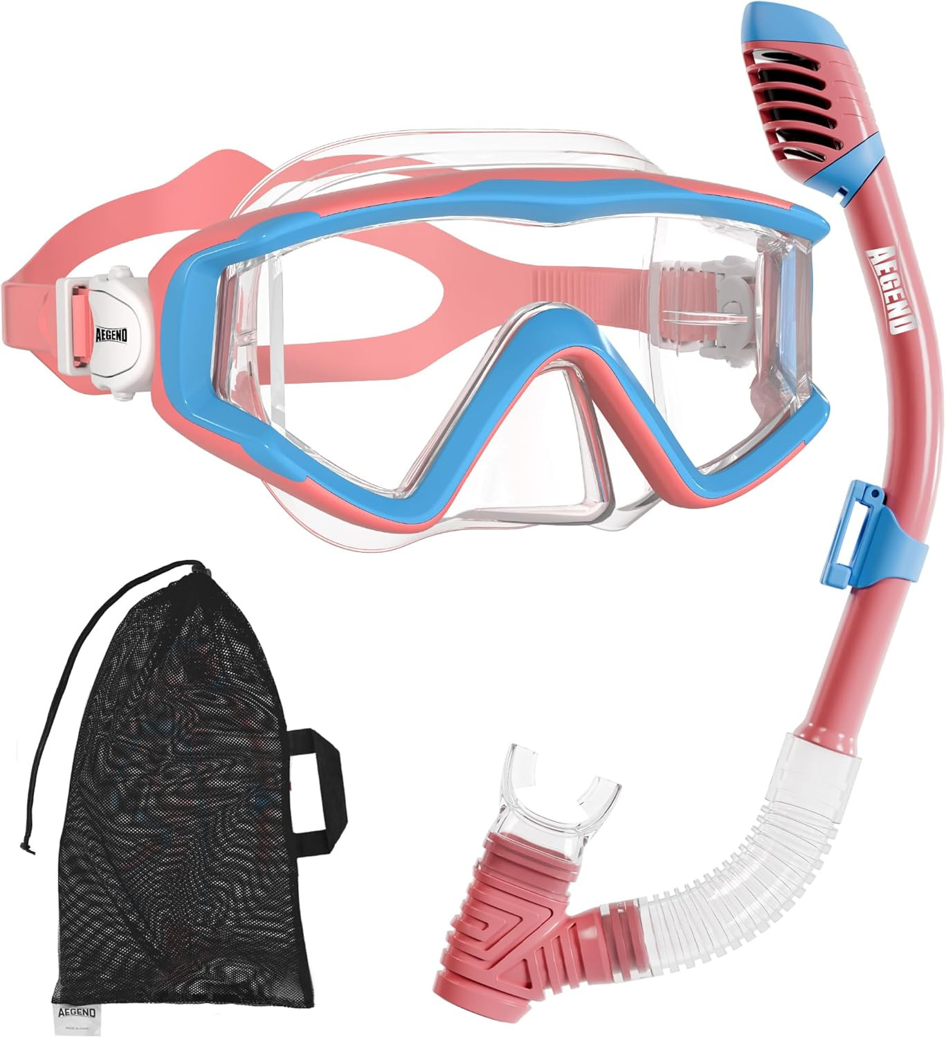 Snorkeling Gear for Adults Youth Kids, Snorkel Mask with Top Dry Valve – Panoram