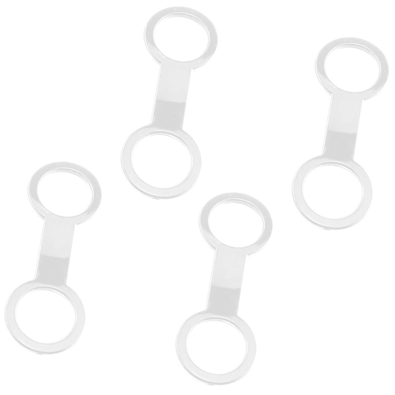 4Pcs Silicone Snorkel Mask Strap Keeper Breathing Tube Scubas Diving Tube Holder