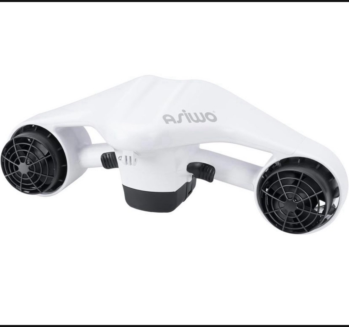 Underwater Scooter, Dual Motors with Action Camera Mount for Kids/Adults White