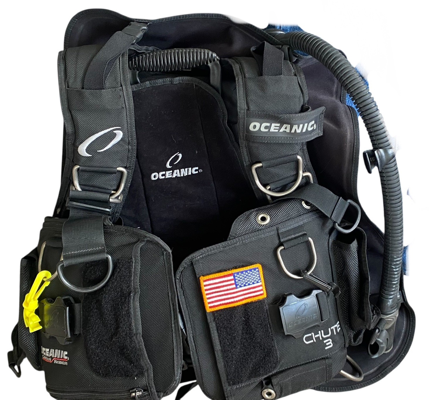 Oceanic Chute 3 BCD Vest Scuba Diving Ocean Sz Large