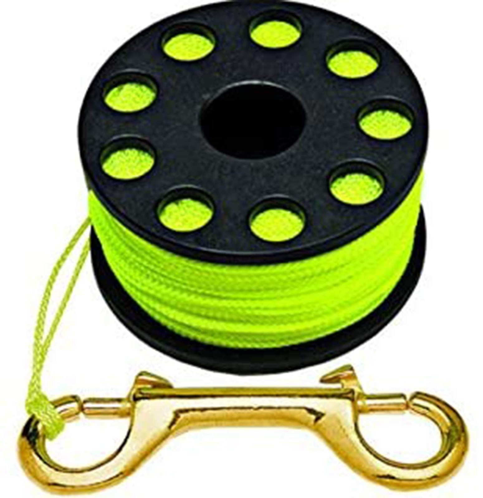 FINGER SPOOL BK 100′ YL LINE