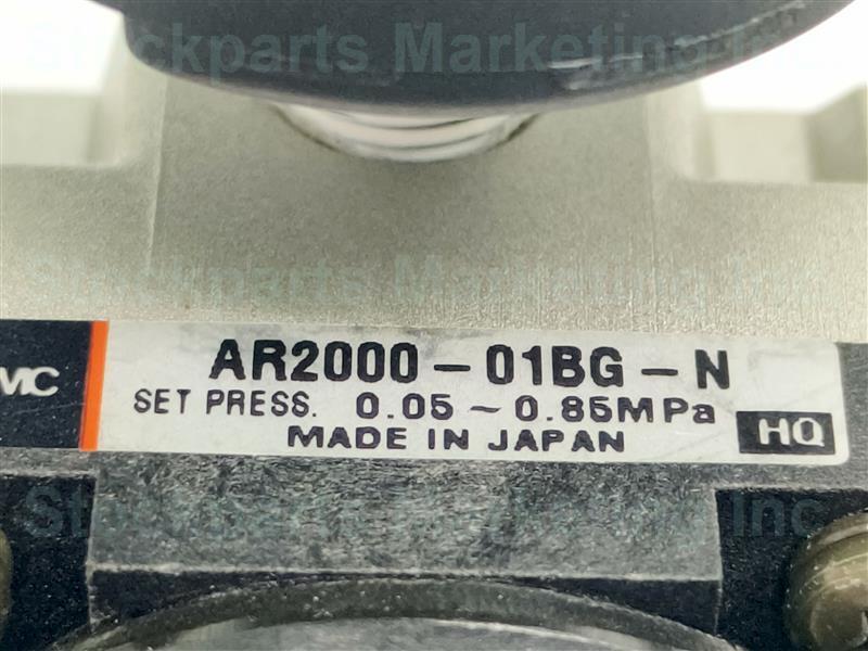 SMC AR2000-01BG-N AR200001BGN 0.05-0.85MPa Regulator w/ Gauge 30 Days Warranty