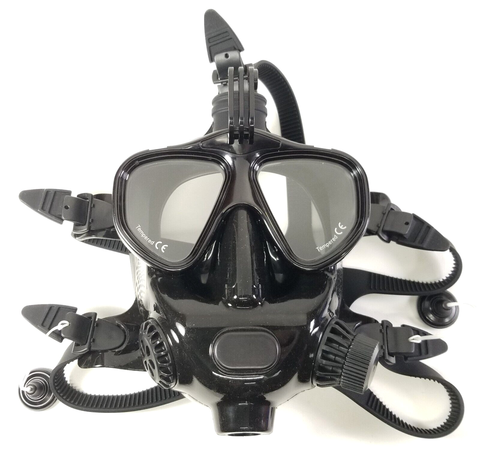 Tusa Full Face Scuba Dive Mask Fits 2nd Stage Regulators RS, SS Liberator Imprex