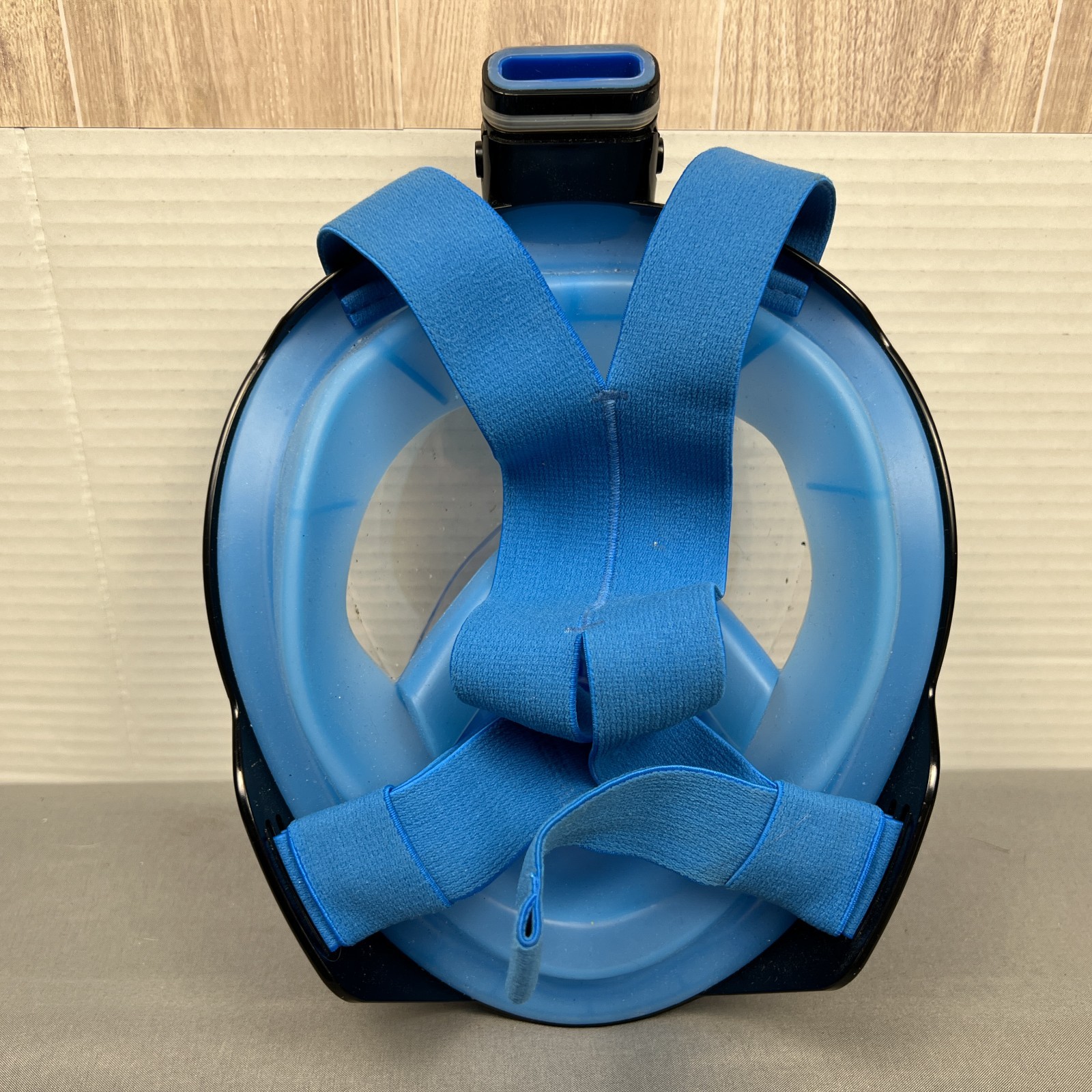 Unbranded Full Face Snorkel Mask Adult Blue (Does NOT Include Breathing Tube)