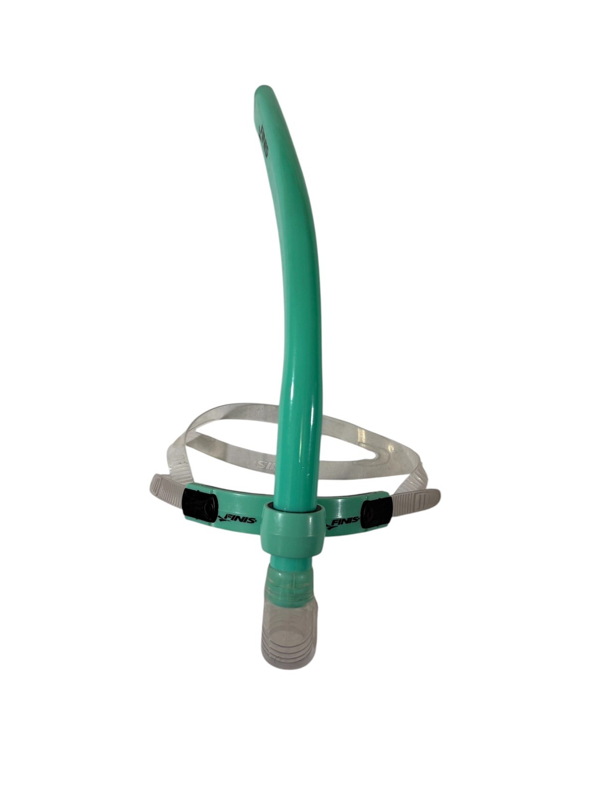 FINIS Glide Center-Mount Swim Snorkel – Adult Teal Training Snorkel – Adjustable