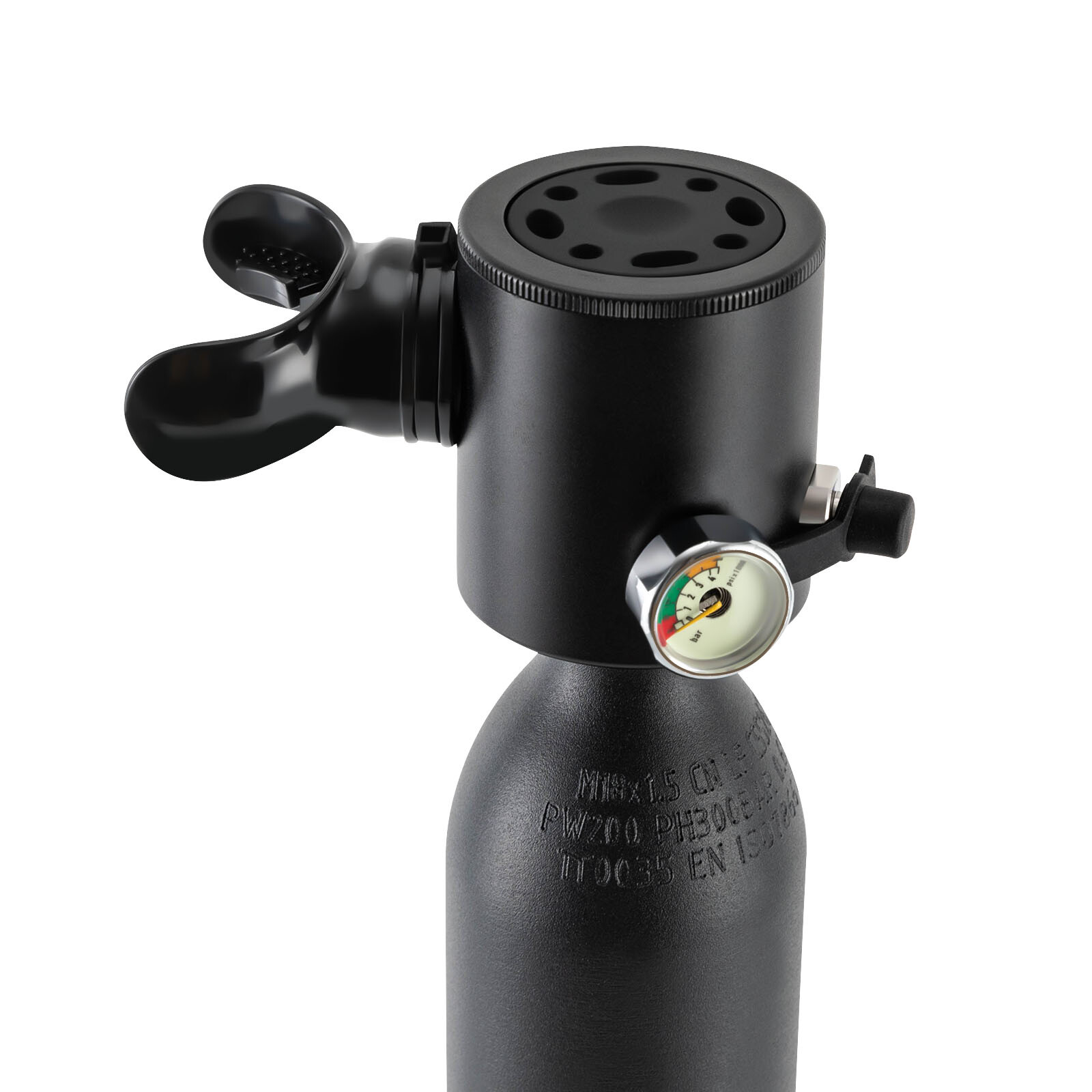 Mini 0.5L Scuba Oxygen Cylinder Diving Air Tank Kit Snorkeling Breath Equipment