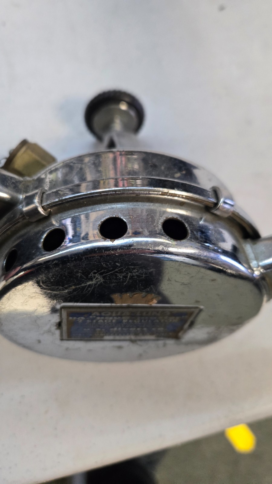 Scuba Regulator Very Rare Original Aqualung «DA -Aqua -Master» Double Hose