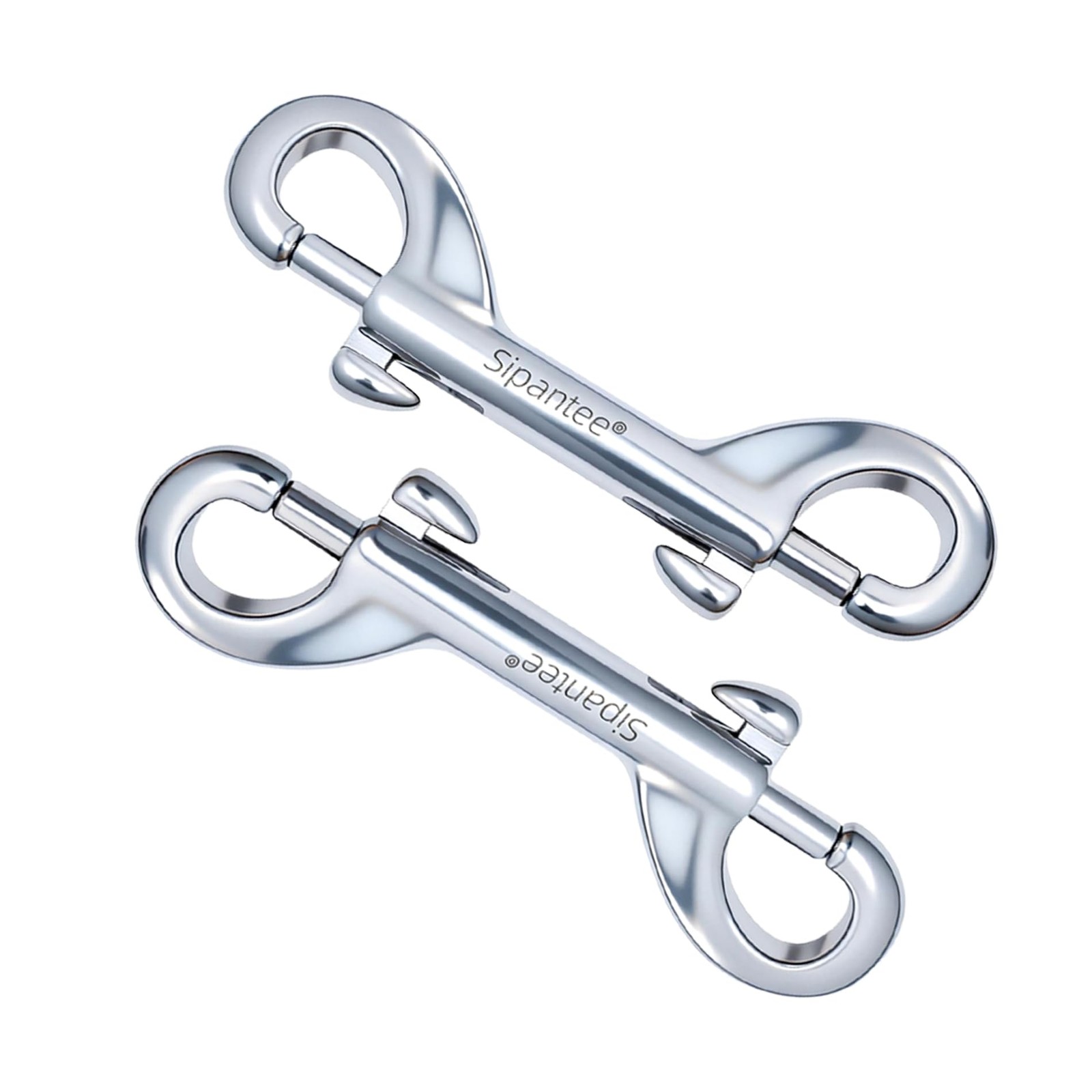 2PCS 316 Stainless Steel Double Ended Bolt Snap Hook Scuba Diving Hook Scuba …