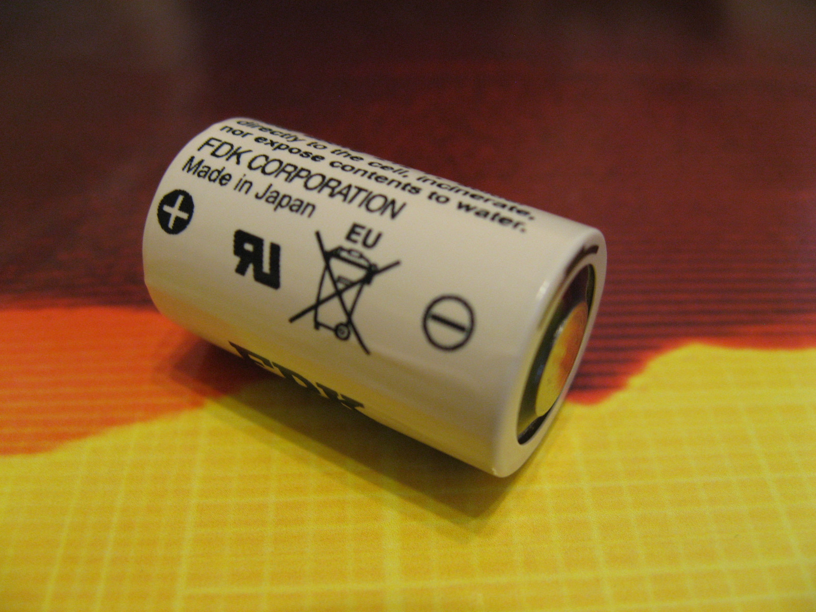 FDK/Sanyo CR14250SE 3.0 Volt Lithium Battery, CR-1/2AA, NEW!