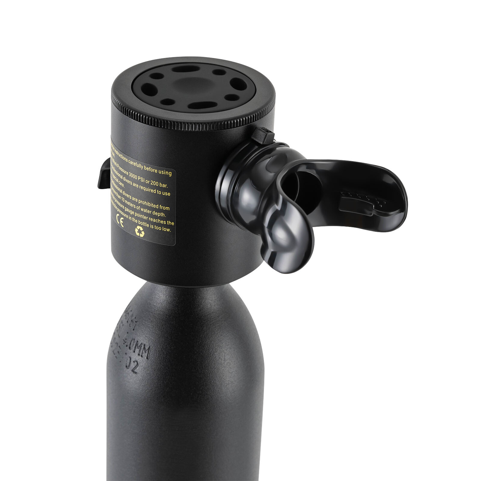 Mini 0.5L Scuba Oxygen Cylinder Diving Air Tank Kit Snorkeling Breath Equipment
