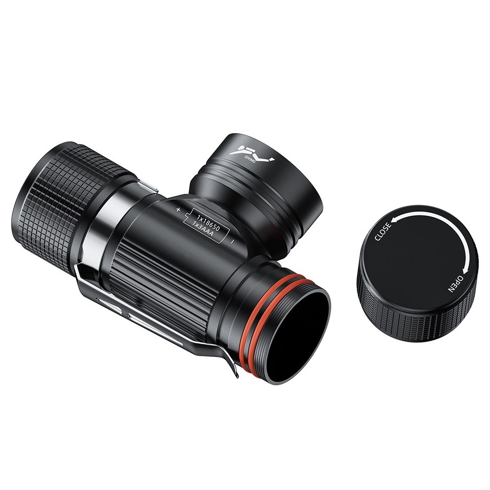 Multi Mode IPX8 Waterproof Diving Light Ideal for Nighttime Adventures