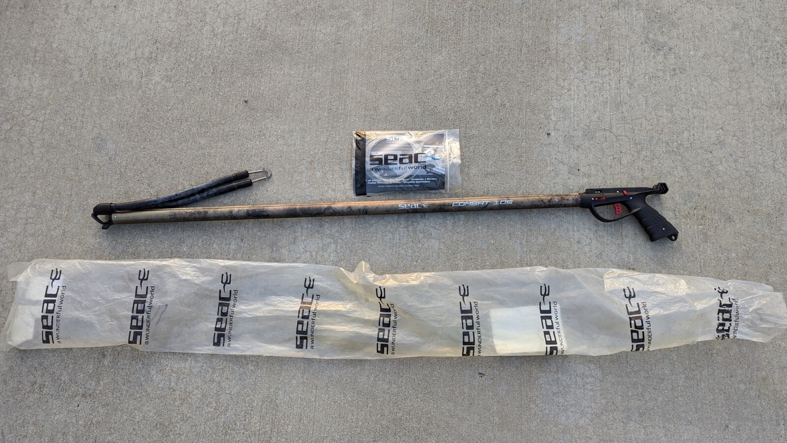 Spear Fishing Gun SEAC Ocean Speargun bolt Special Combat 105 cm Sling Gun New