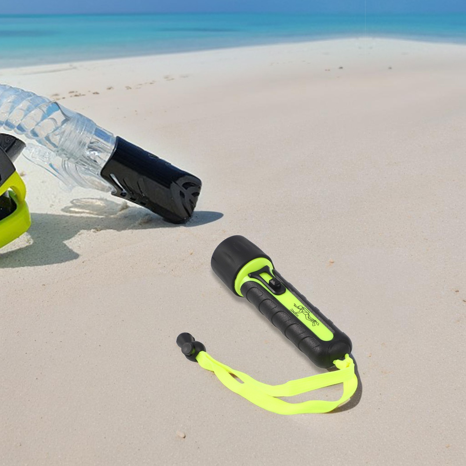 Diving Flashlight Torch 15.2×4.2cm For Hunting/rescue/camping LED Lamp Lantern