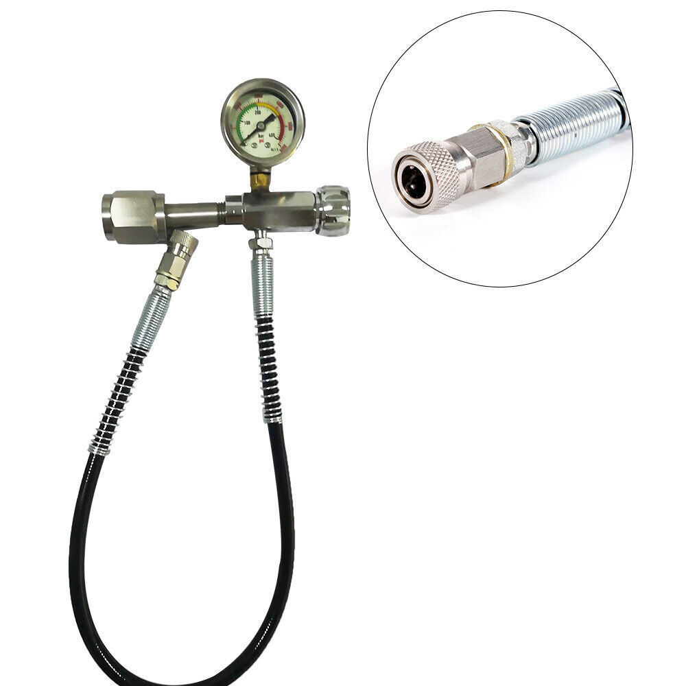 CGA347 Fill Station PCP SCBA Charging Adapter with 1 Hose 60cm Kit set
