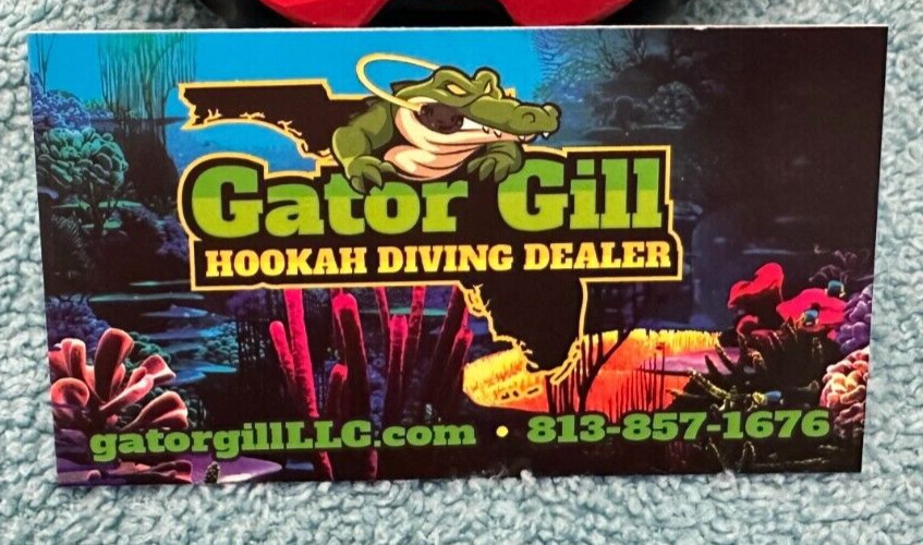 Hookah Diving 2 Diver 5 Micron filter Snaps in-line of compressor.