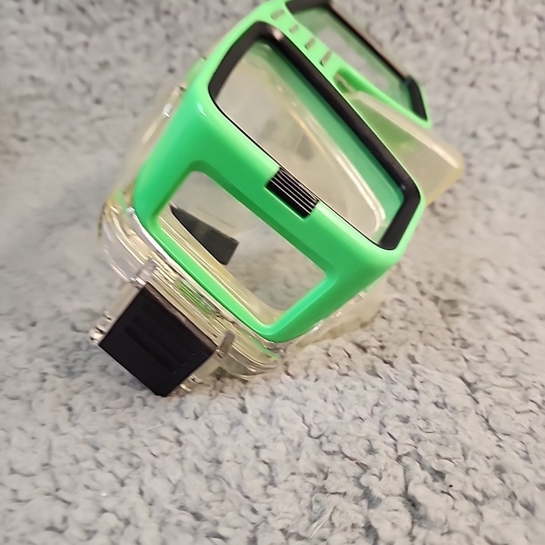 US Divers Aqua Lung Hawaii 4 Scuba Diving Snorkeling Mask Neon Green W/ Box