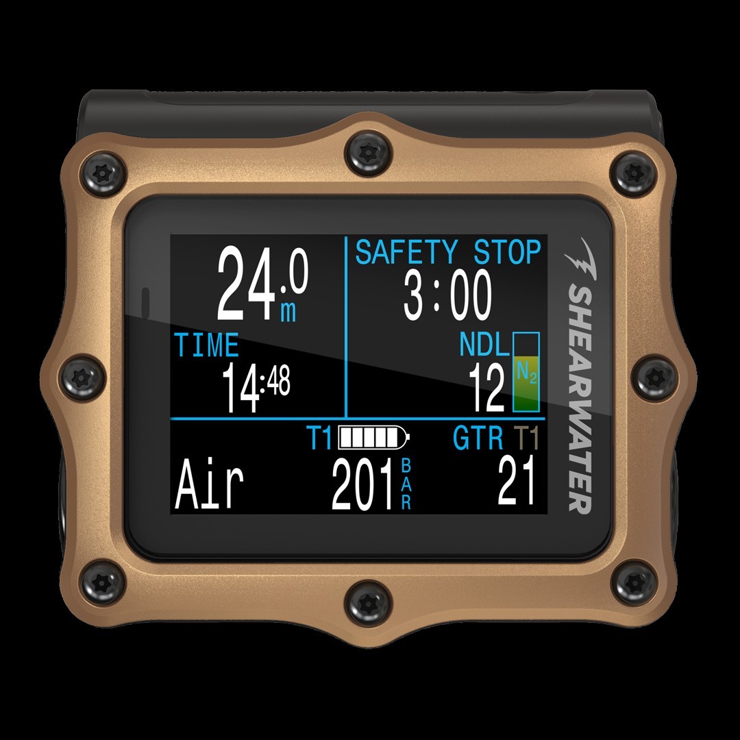 Shearwater Perdix 2 Ti Dive Computer in Bronze