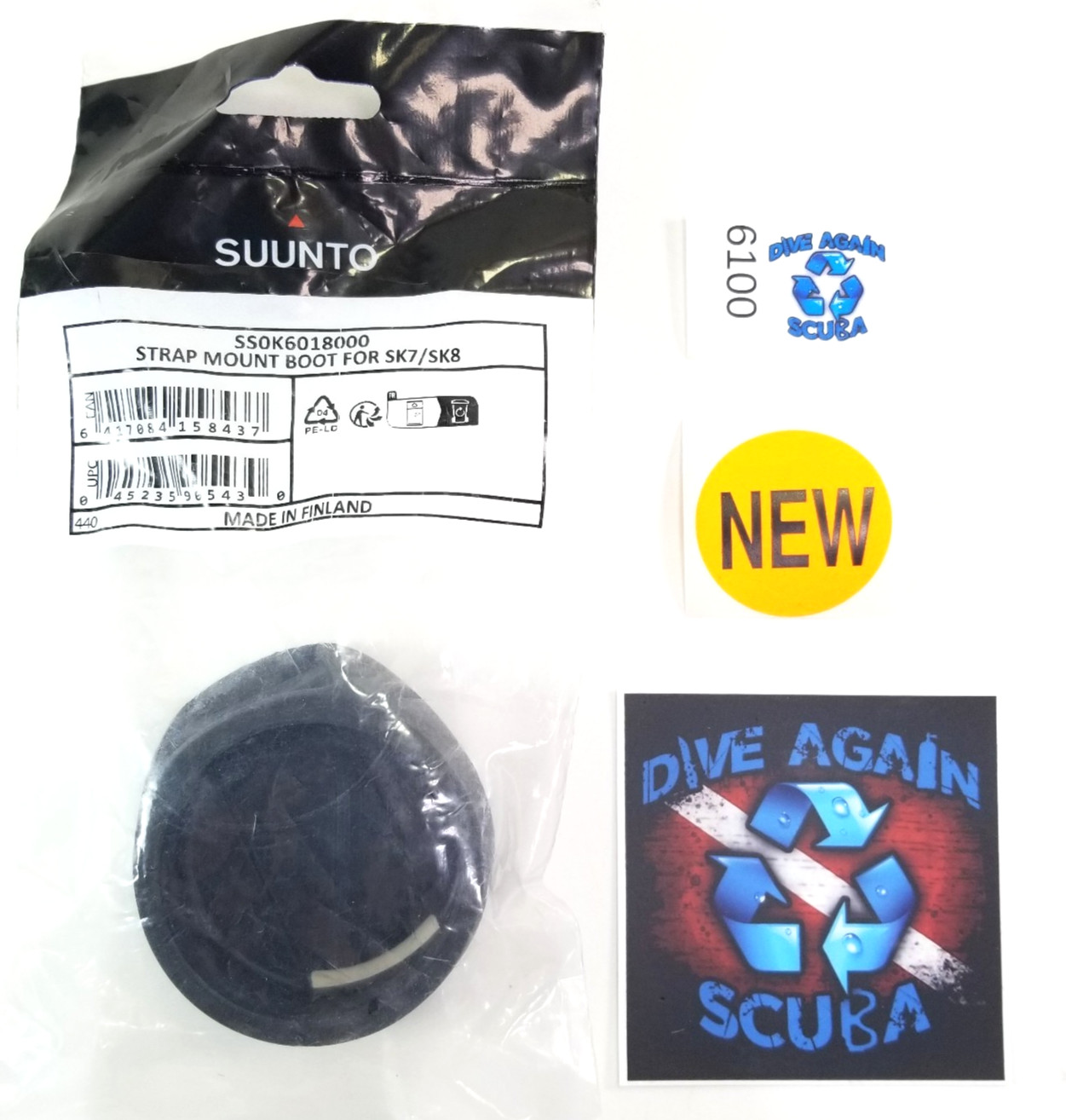 Suunto Wrist Mount Boot for SK7 / SK8 Scuba Dive Compass Puck Modules SK-7, SK-8