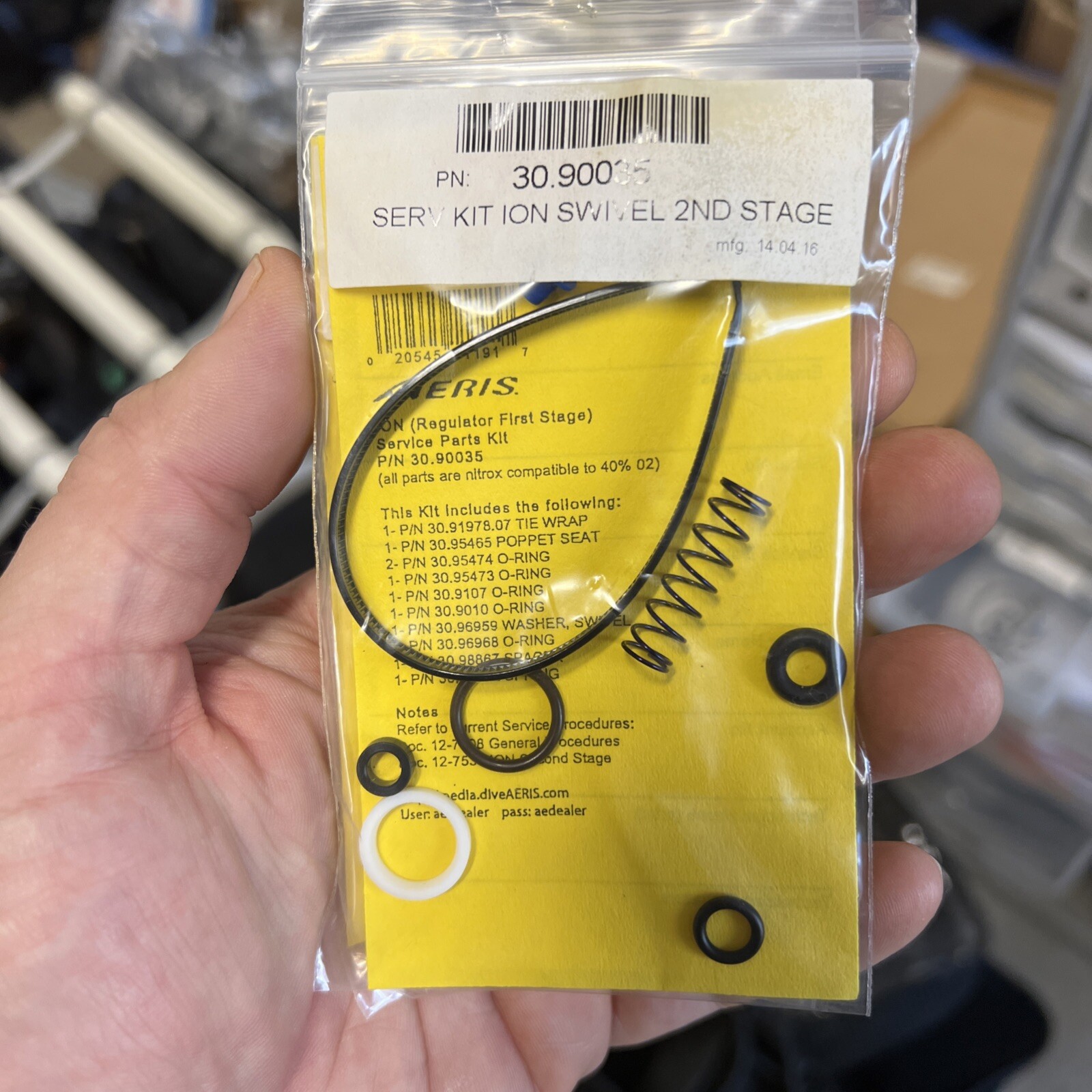 Aeris Service Kit ION Swivel 2nd Stage