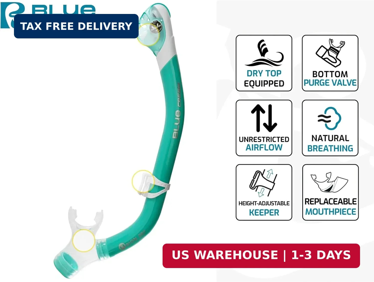 Cressi Adult Snorkeling Kit, Mask & Dry Snorkel – Quality Equipment for Discover