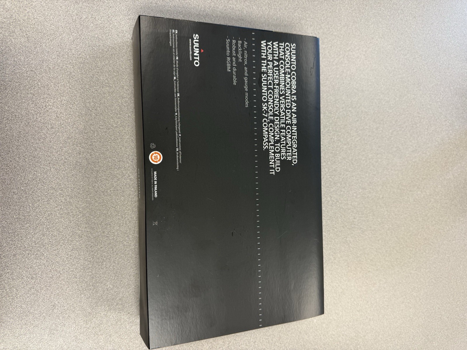 Suunto Cobra Dive Computer Air Integrated Console Nitrox Compatible With Case
