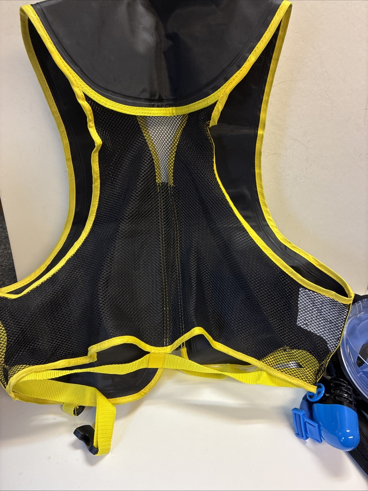 Snorkel Mask & Floatation Vest w/Mesh Bag Compact for Travel Vacation KHROOM