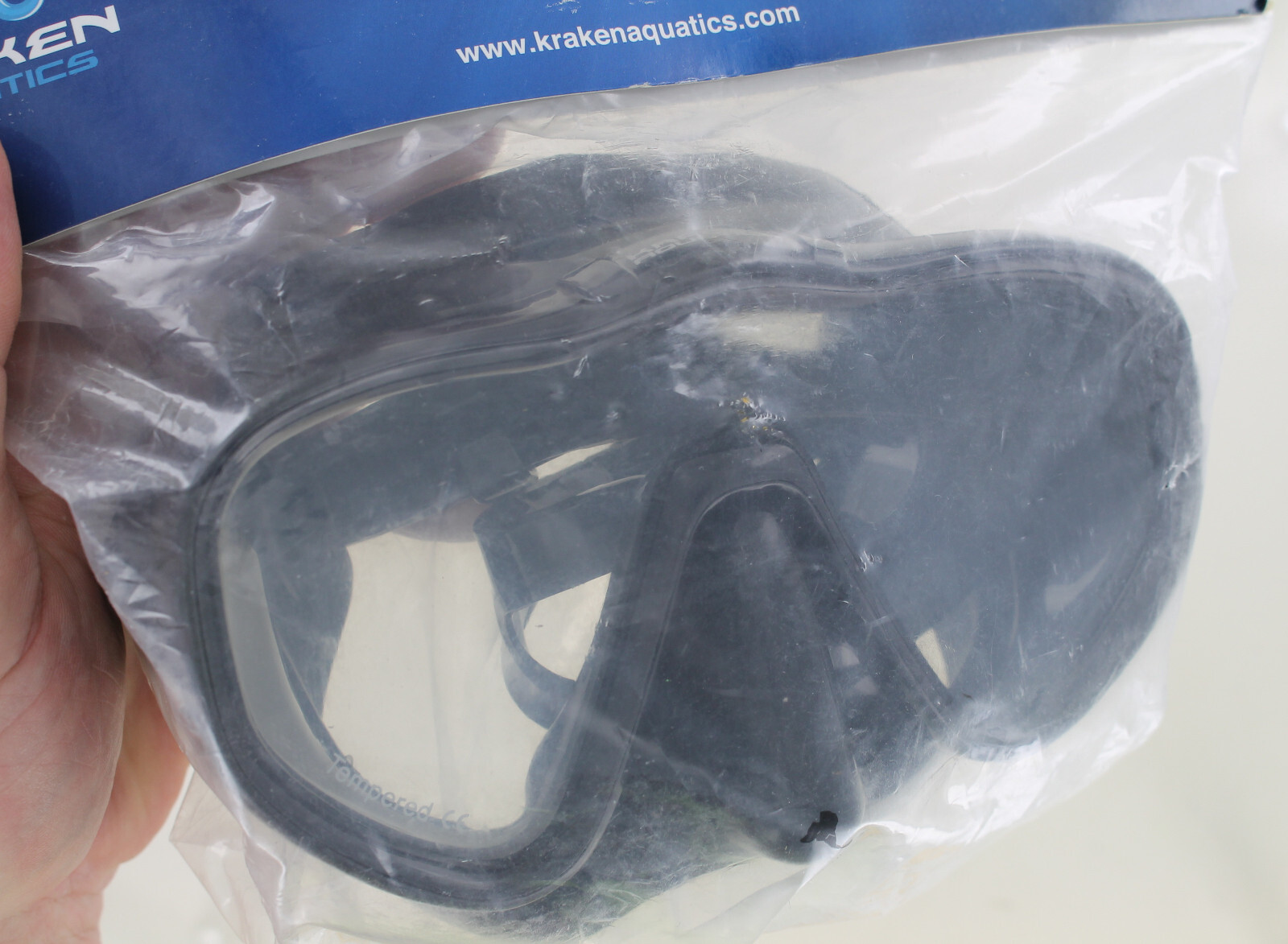 New Kraken Aquatics Snorkel Mask KA201-BK – Single Lens