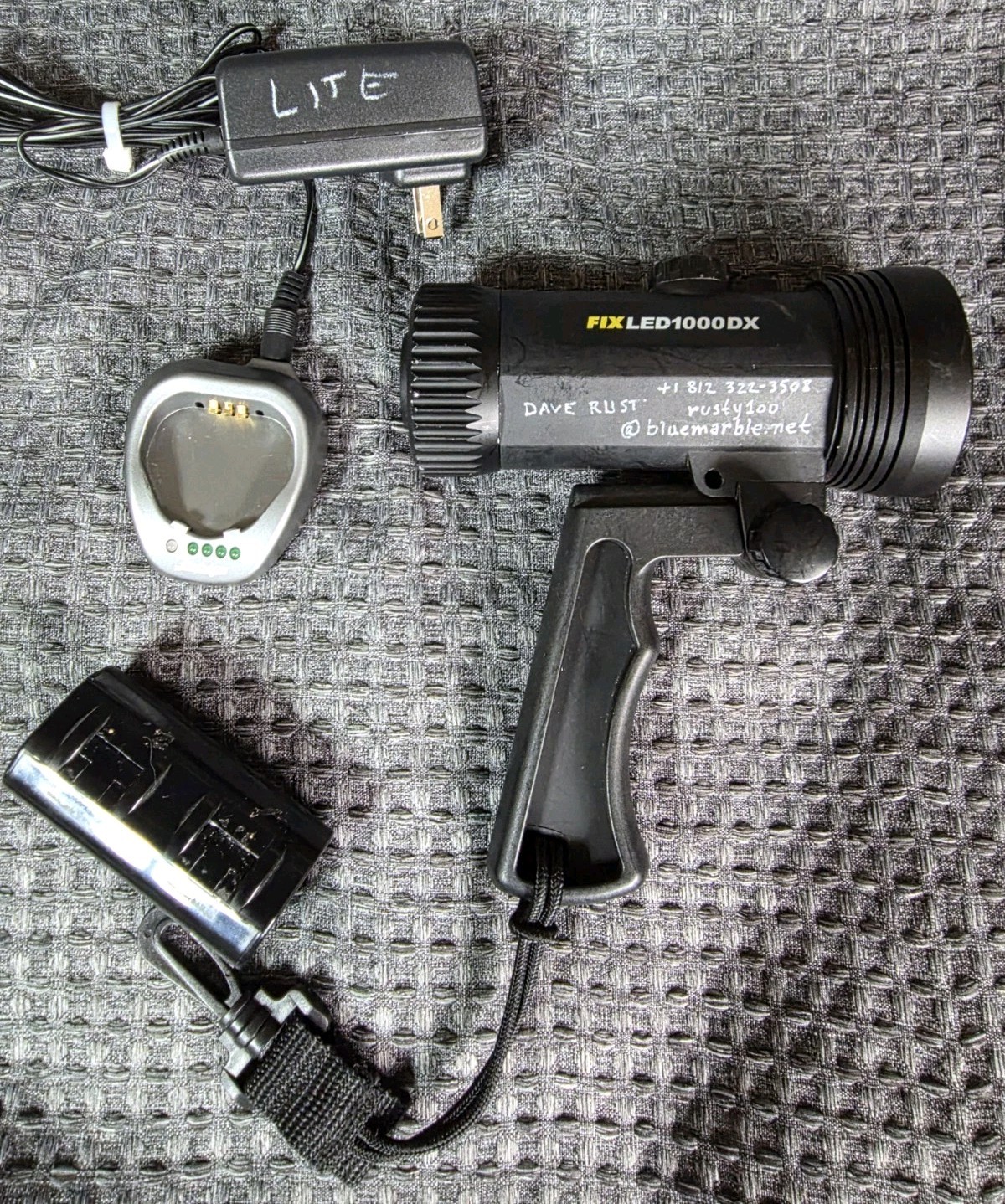 Fisheye Underwater/Diving FIX LED Light 1000 DXLumens/output 100Mdpth