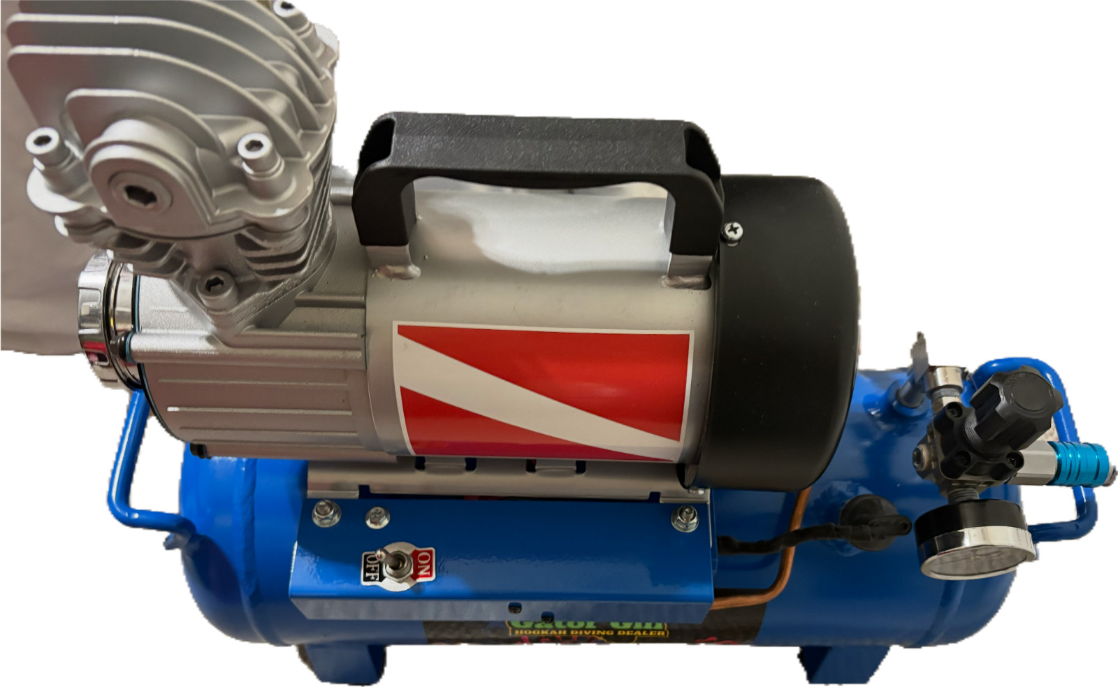 Hookah Diving aluminum tank 12-volt Recreation series Dive compressor Gator Gill
