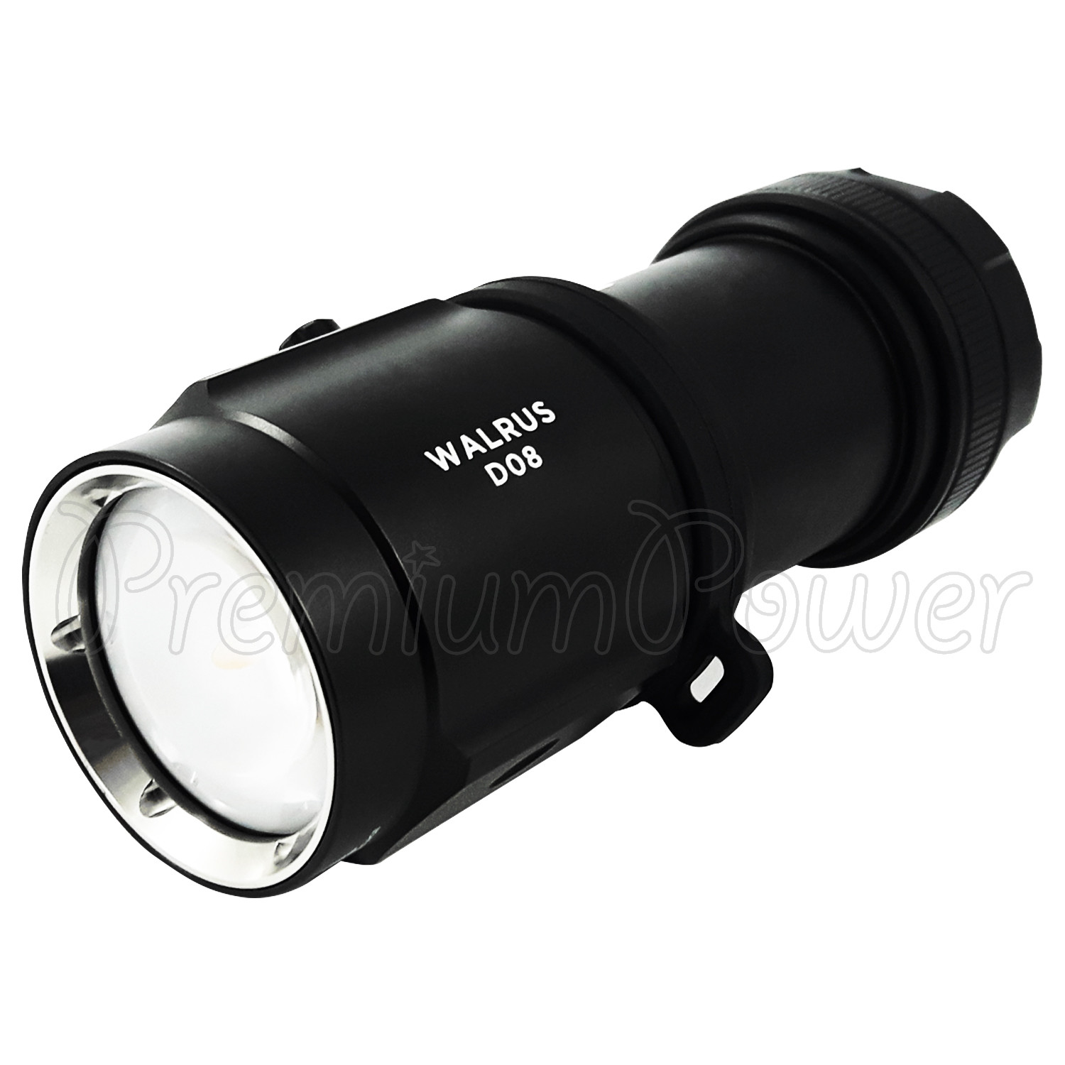 XTAR Walrus D08 Diving Flashlight LED 2000 lumens Photo Torch MC4 Charger Kit