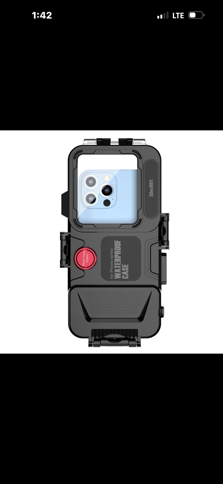 98FT Waterproof Underwater Photography Diving Case For Apple iPhone Series 7-14