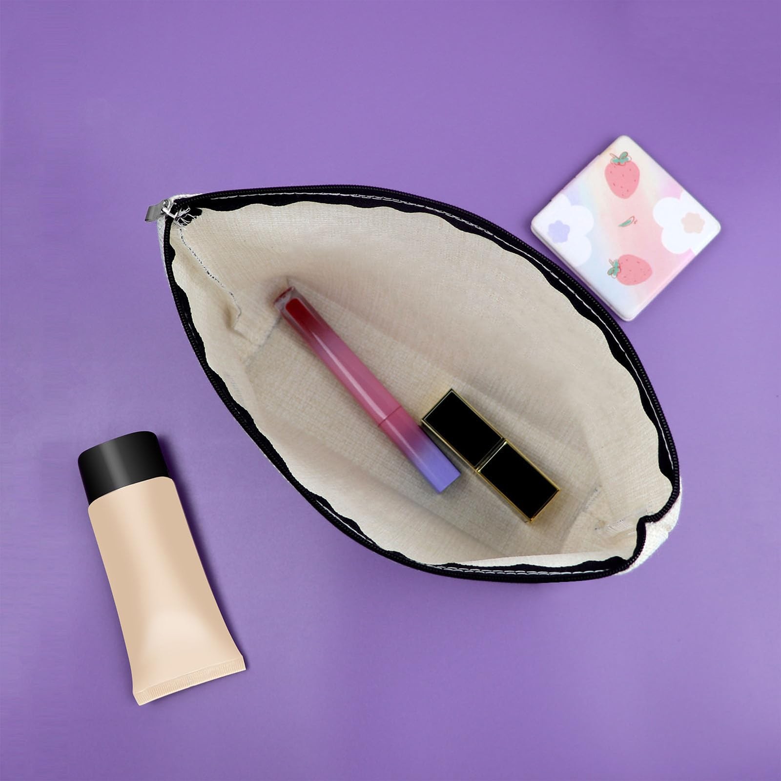 Funny Scuba Diving Gift Makeup Bag Divers Prayer Lover Beige