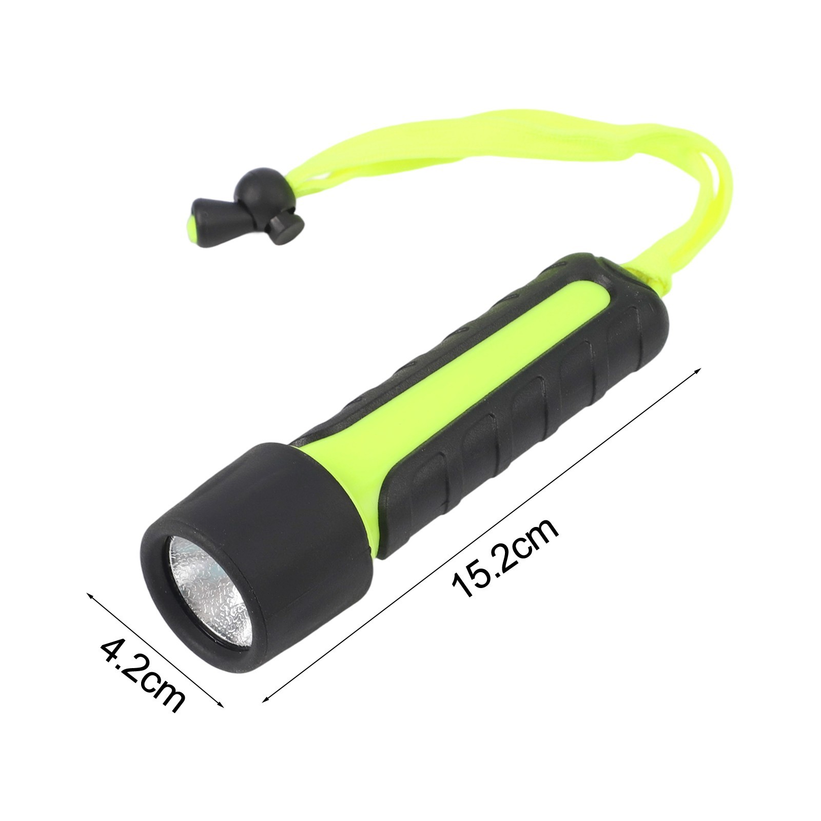 Diving Flashlight Torch 15.2×4.2cm For Hunting/rescue/camping LED Lamp Lantern