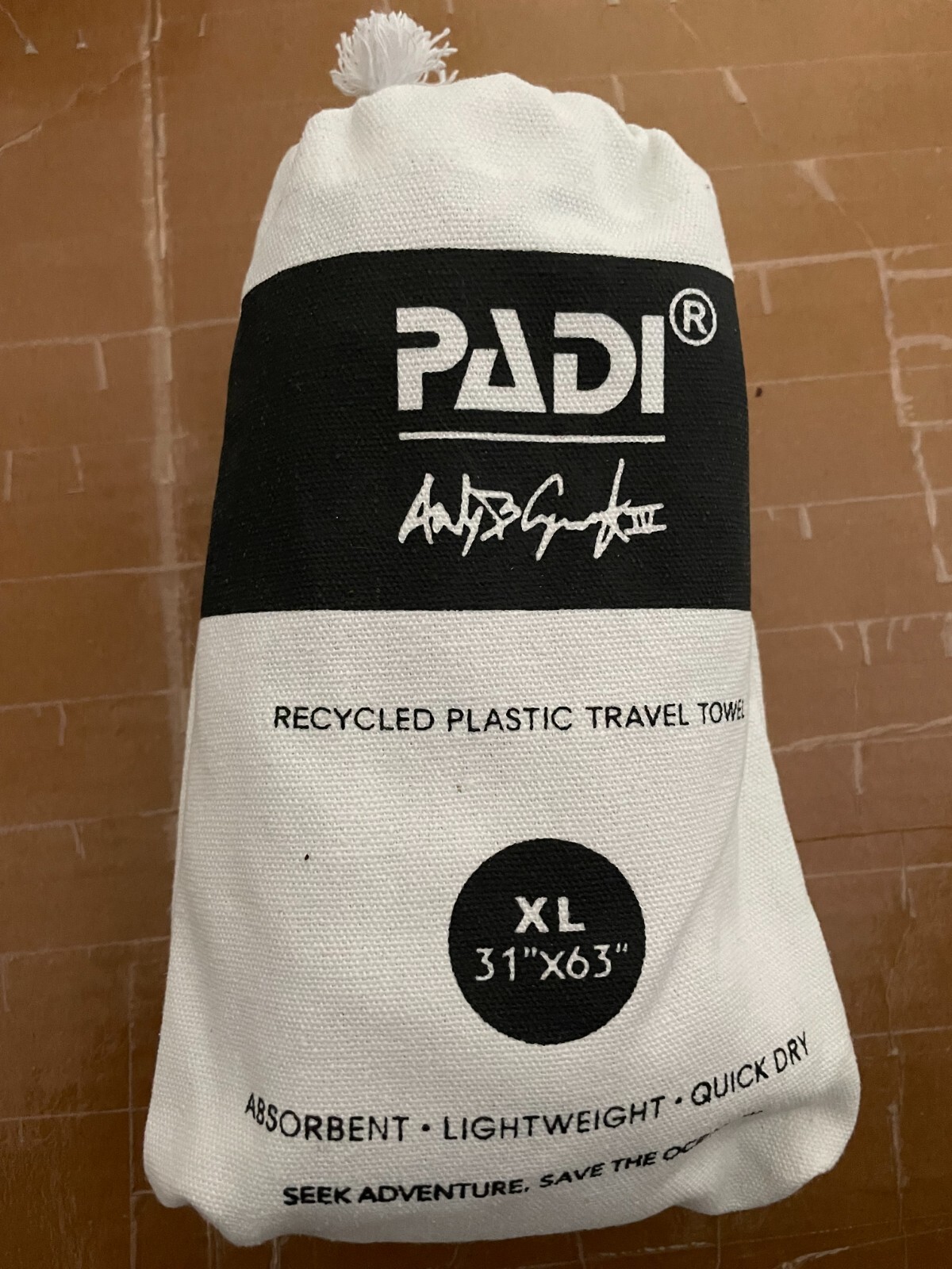 PADI Travel Towel – brand new – scuba dive diver diving