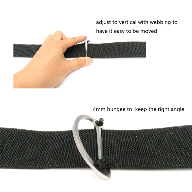 Slider Buckles Replacement Diving Weight Belt Retainers Sidemount Diving Part