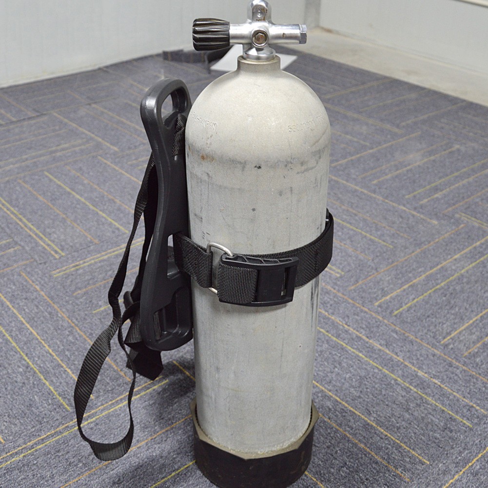 Scuba Gear Adjustable Dive Tank Holder for Secure Oxygen Bottle Support