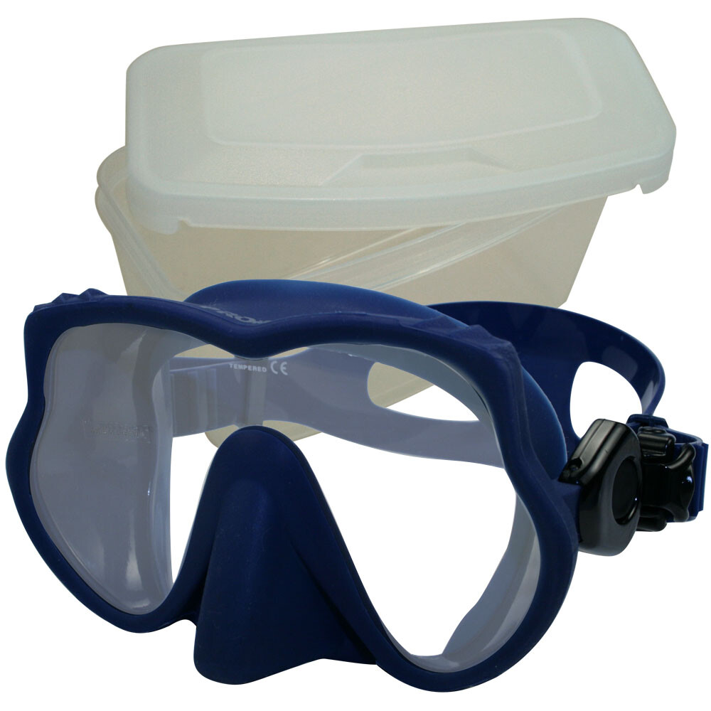 Promate Devil Raven Frameless Scuba Dive Mask with Box Case Snorkeling Gear Gift