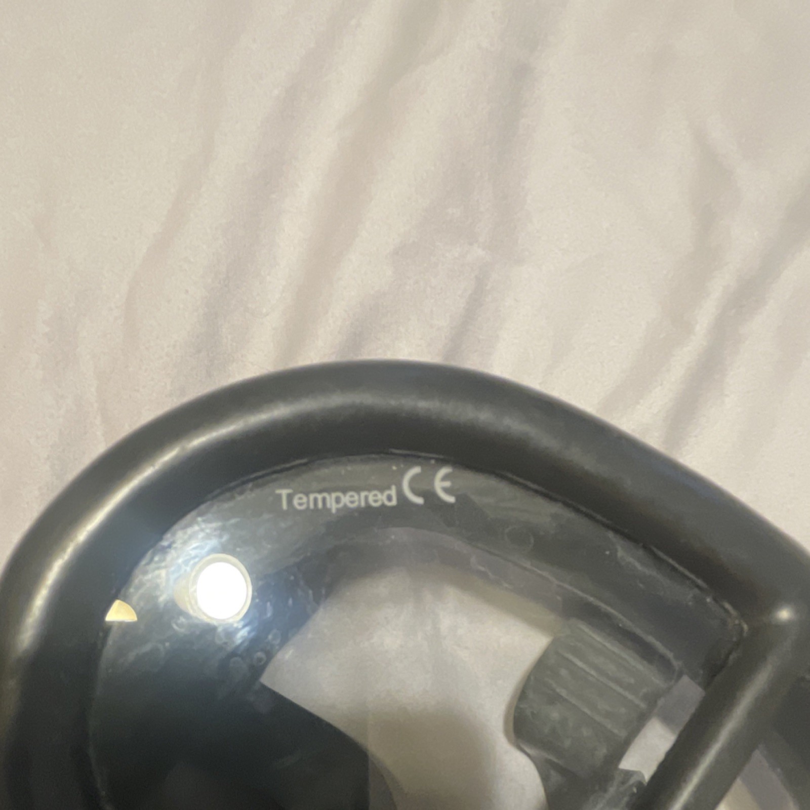 Black Full Face Scuba & Snorkeling Mask, Tempered Glass Lens