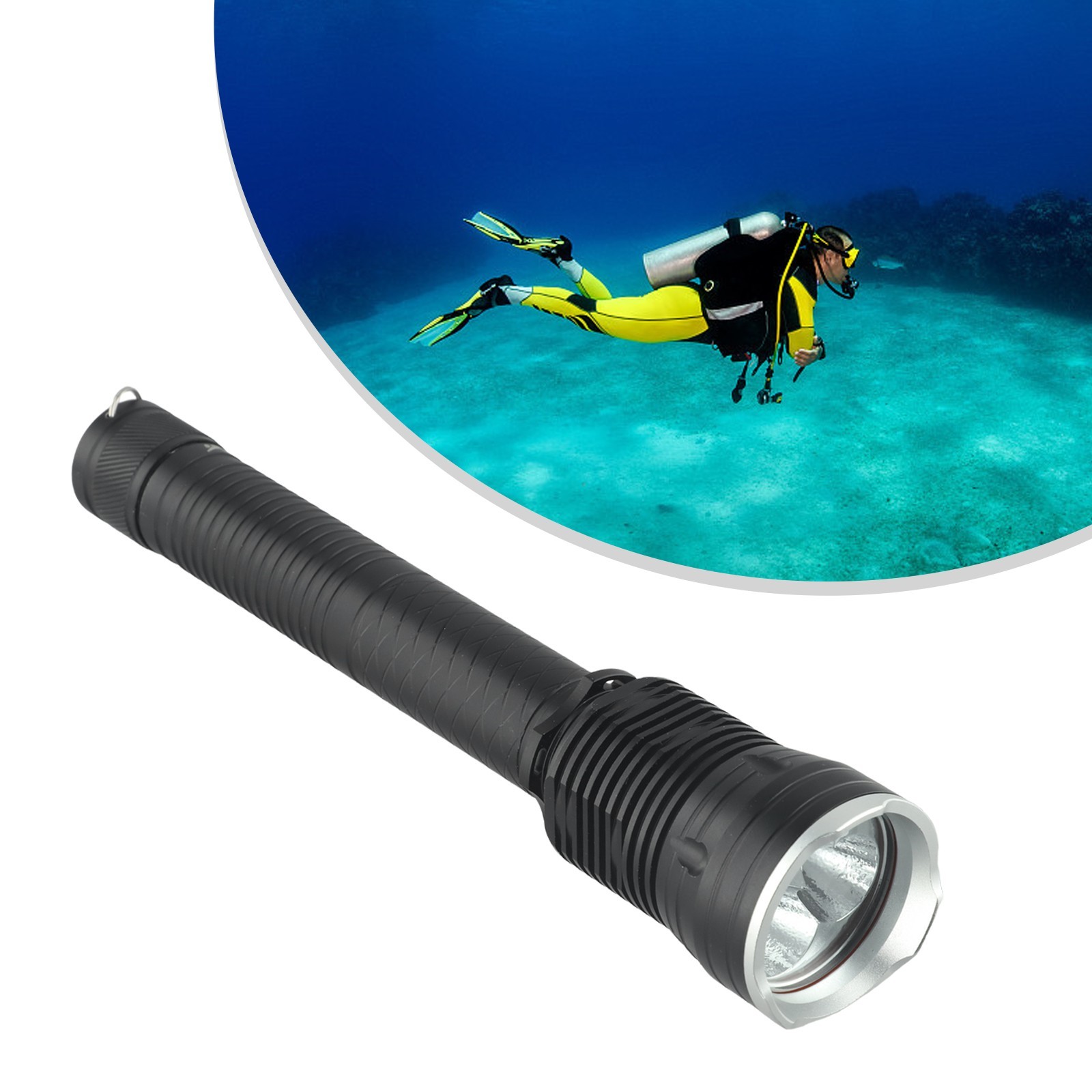 Outdoor Adventures Diving Flashlight IPX8 Waterproof Grade Flashlight For Diving