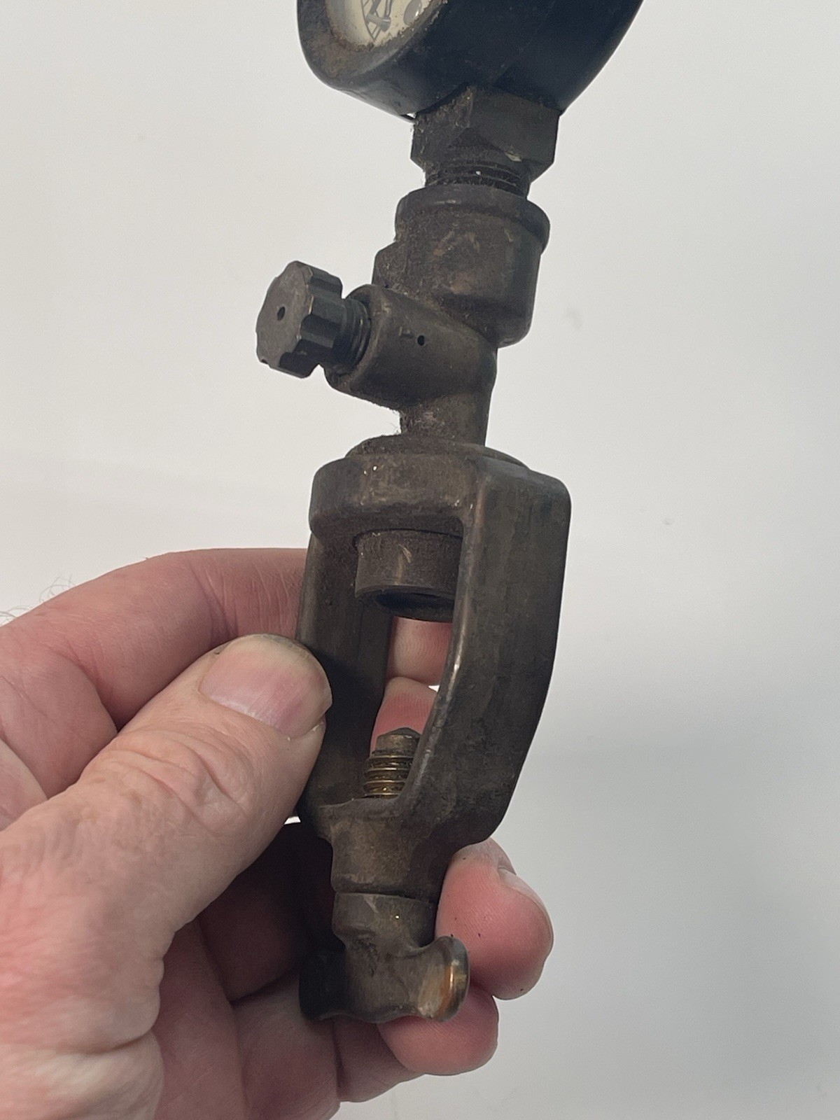 Antique US Divers Scuba Pressure Testing Gauge Brass/Metal