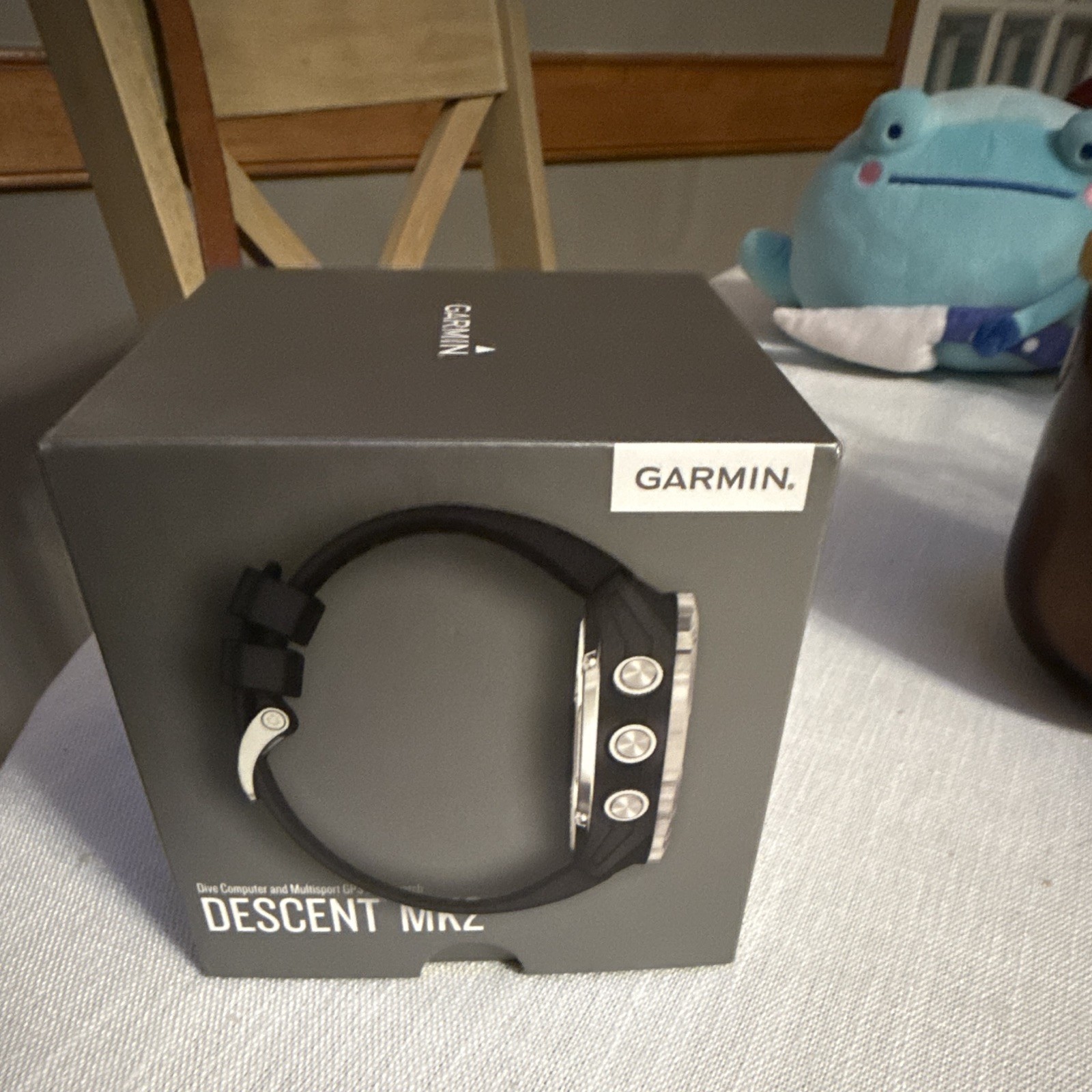 Garmin Descent MK2 Dive Computer GPS Smartwatch Sapphire Stainless Black Band