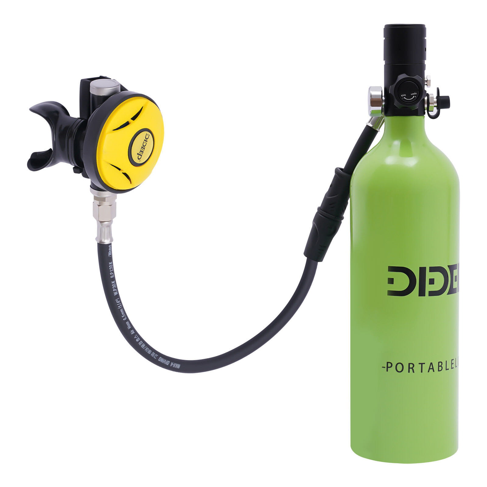 1L Mini Scuba Tank Portable Lungs Scuba Oxygen Tank Underwater DiveDeepest 10m