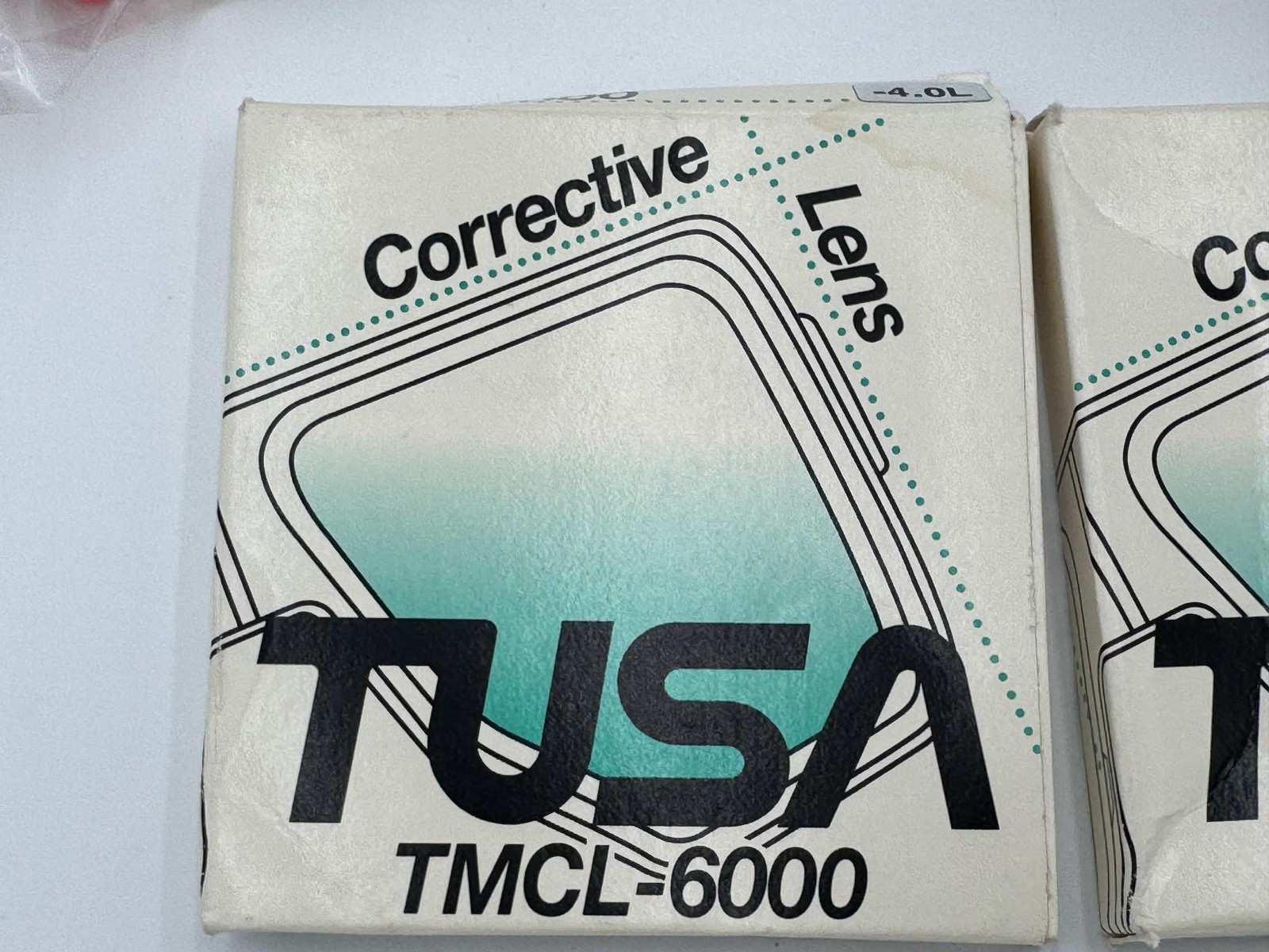 TUSA TM-6000Q Scuba Dive Mask Blue w/ Case + TMCL-6000 Corrective Lens -4.0L