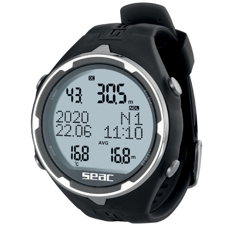 SEAC Action Black Dive Computer – Wrist Computer (1600005000520A)