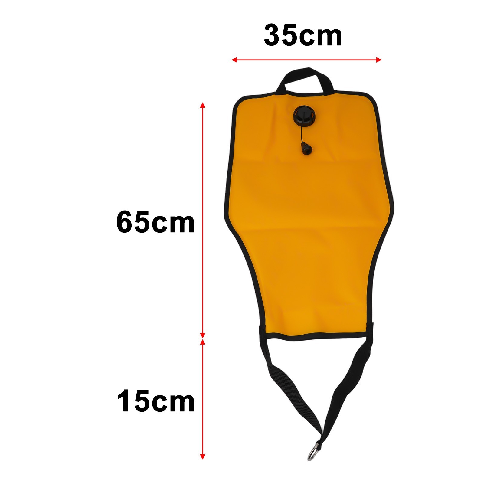Salvage Bag Lift Bag 65x35cm Accessories Diving Work SS316+Nylon Scuba